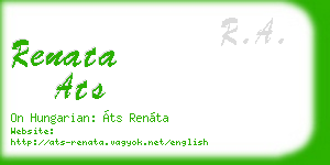 renata ats business card